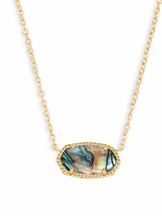 Kendra Scott Jewelry - NWT Kendra Scott Elisa Abalone Gold Necklace